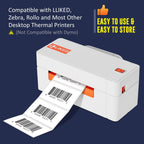 LLIKED 2.25" x 1.25" Direct Thermal Labels, 1000 Barcode Address Labels 2.25"x1.25"-1 Roll