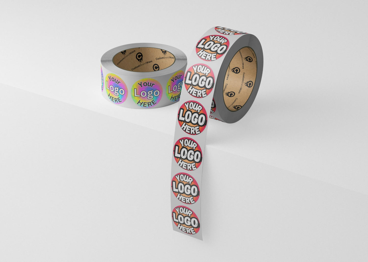 Build Your Own Stickers - Any Design + Logo - Personalize Business - 50+ Roll - Multi Shapes, Sizes, Backgrounds, Text - Gloss/Matte Labels (1.5 inch Circle) 1.5 inch Circle