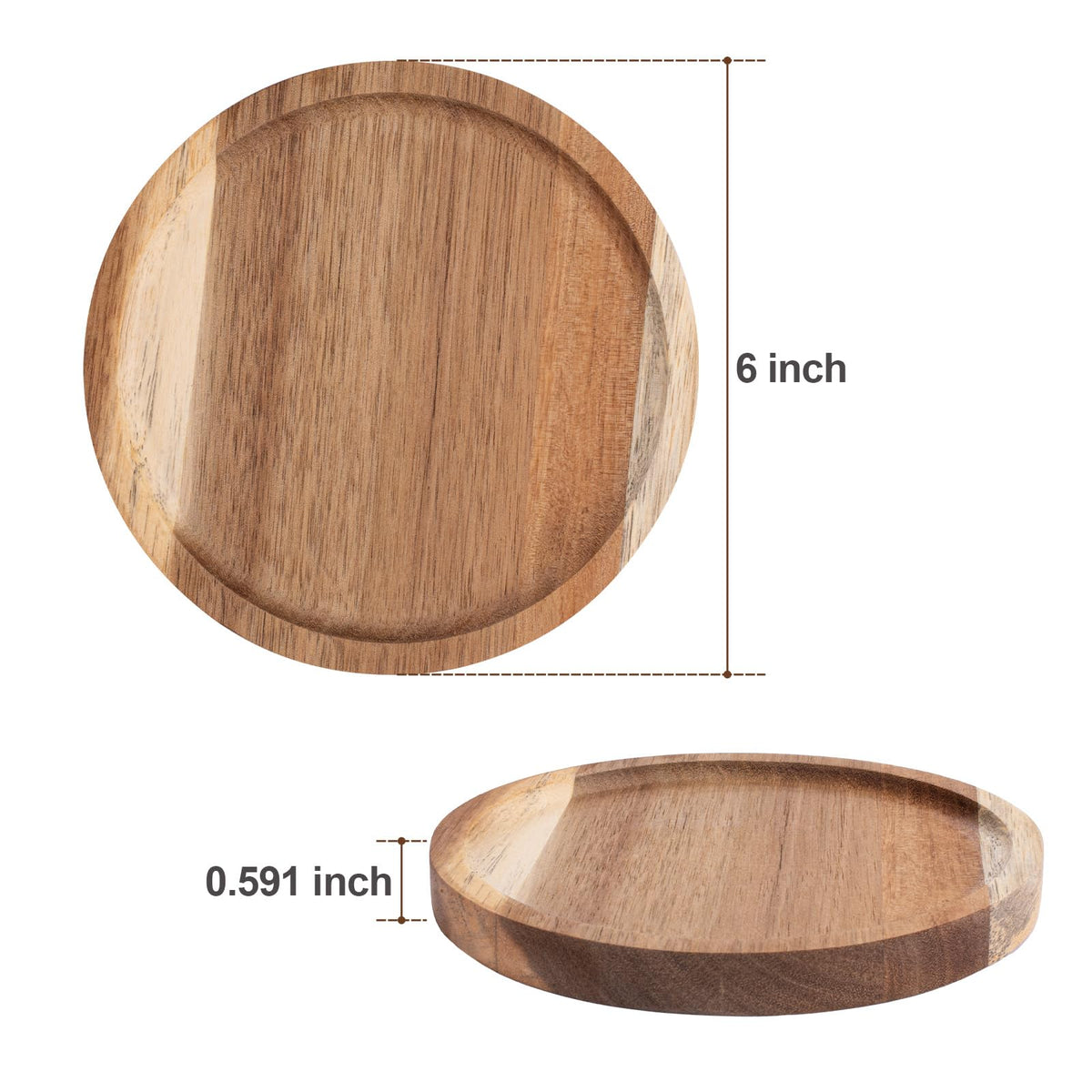 Margarita Salt Rimmer, Non-slip Solid Wood Salt Rimming Tray