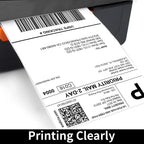 FungLam 4"X6" Thermal Shipping Labels, 4X6 Labels,White Mailing Shipping Labels, Perforated, 250 Labels,Compatible with iDPRT, JADENS and Rollo. 1 Roll