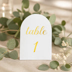 Wedding Arch Table Numbers 1-20 Plus Head Table