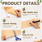 4 x 6 Inch Brown Kraft Stickers 500 Pcs Kraft Packages Labels