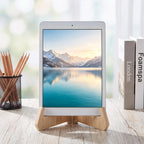 Nogeqi 1 Pack Plate Display Stand Natural Wood Plate Holders for Displaying