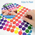 1400 PCS Round Color Coding Labels Stickers Classroom Must Haves