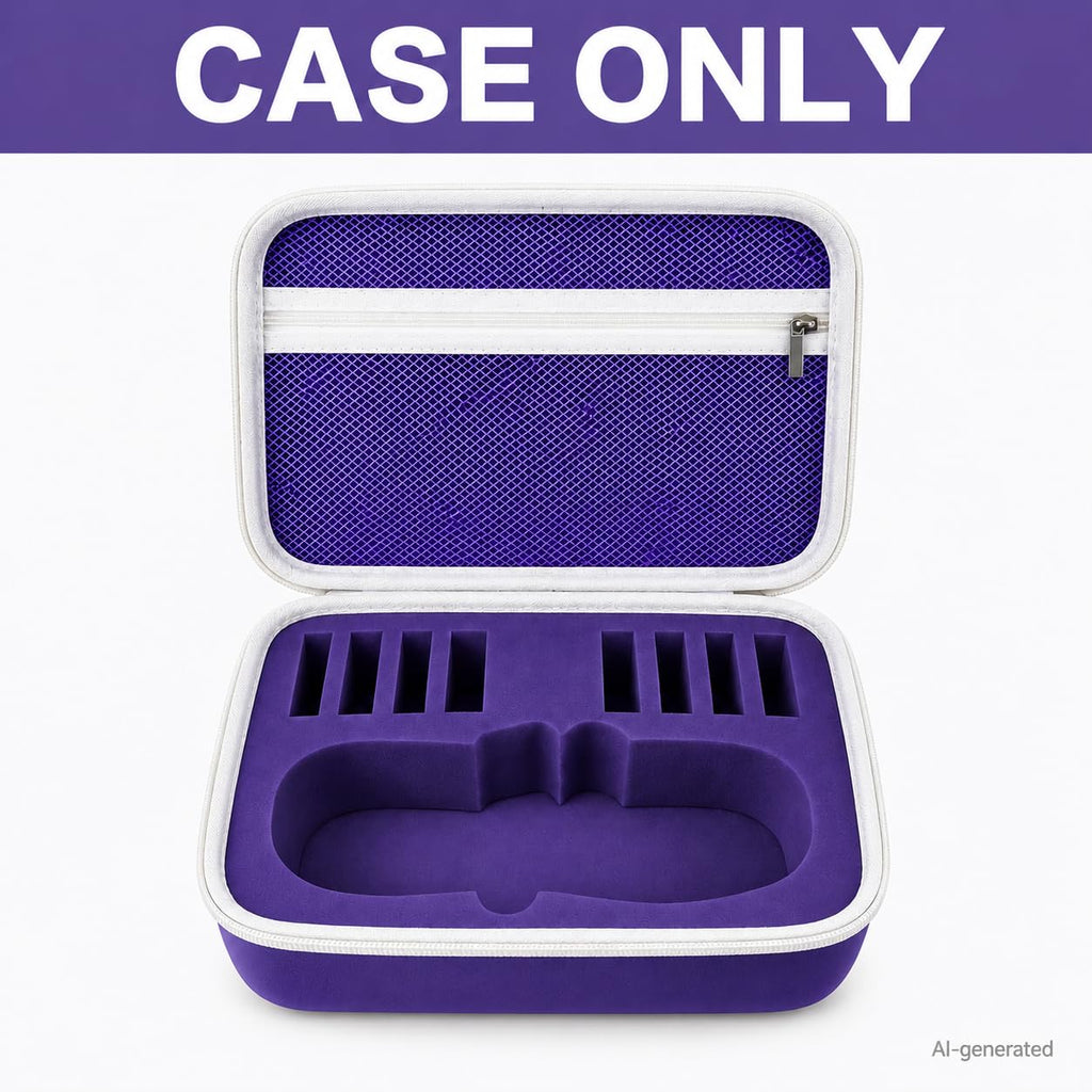 ALKOO Hard Travel Case for DYMO LetraTag LT-100H Label Maker Purple Large