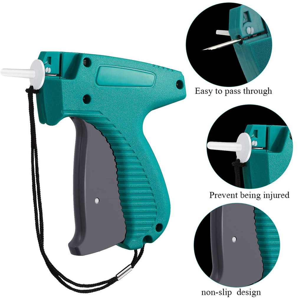Honoson 3 Pcs Tagging Gun Applicator with 15 Steel Needles,Green Green