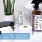 2.25" X 4" Direct Thermal Labels (1400 Count, 4 Rolls) 2.25" X 4"