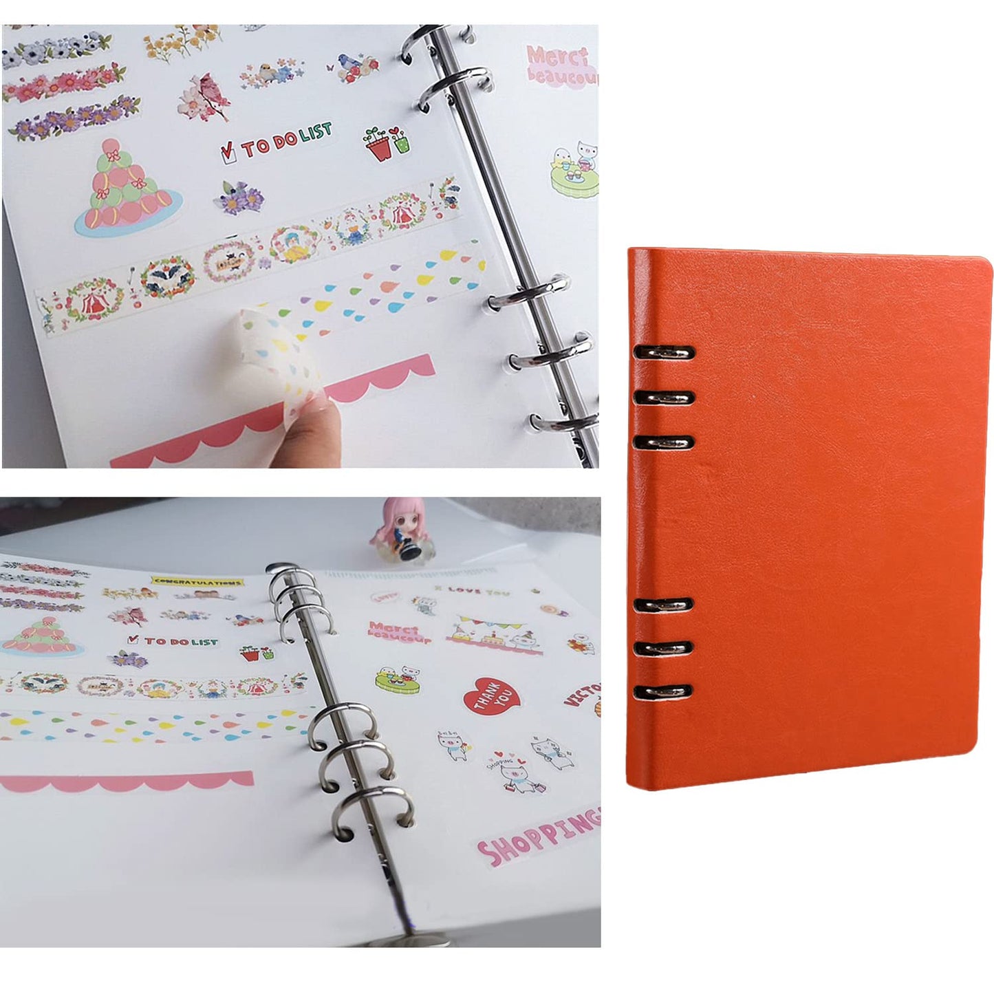 Sticker Collecting Albums, Reusable Sticker Books A5 (9.0X6.6 Inches)£¬Sticker Activity Album for Collecting Stickers, Labels