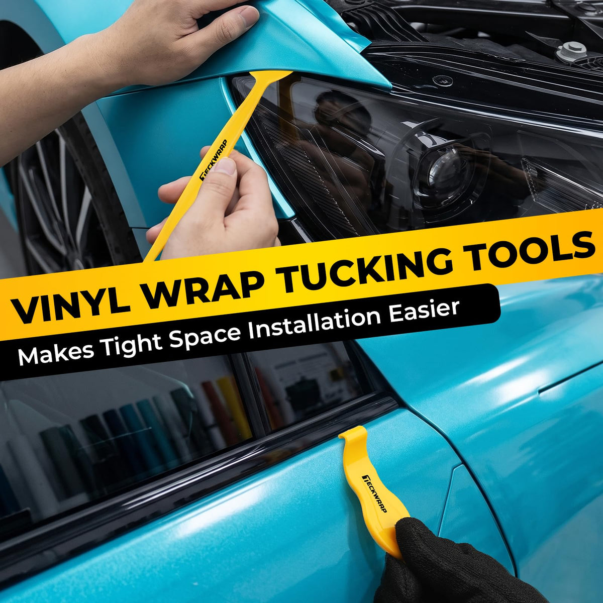 TECKWRAP Vinyl Wrap Tool for Car Wrap, Window Tint, Decals & PPF
