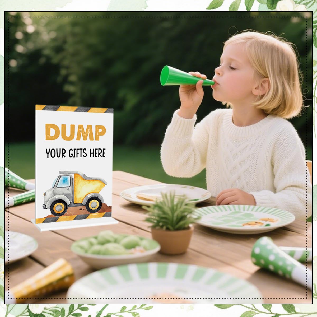 Construction Theme Birthday Party Supplies, Excavator Birthday Decorations