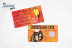 My Scratch Offs 0.70 in Silver Round Scratch-Off Stickers, 250 Pack