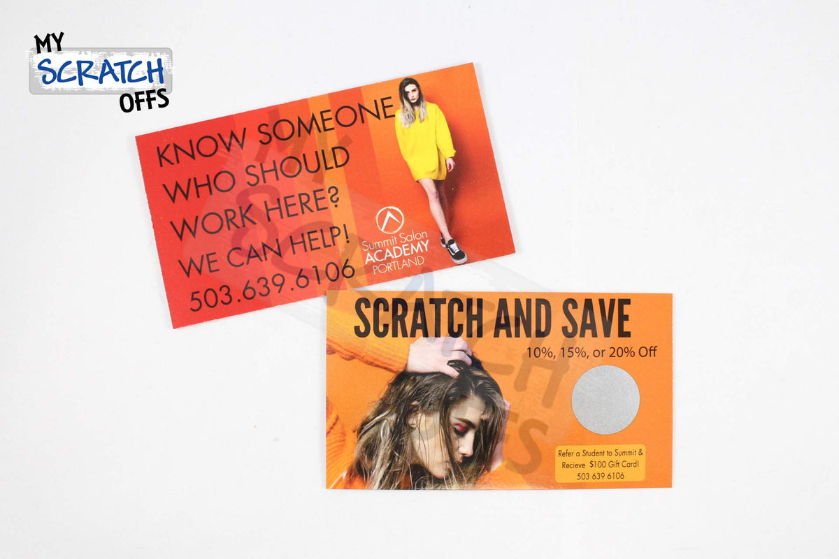 My Scratch Offs 0.70 in Silver Round Scratch-Off Stickers, 250 Pack