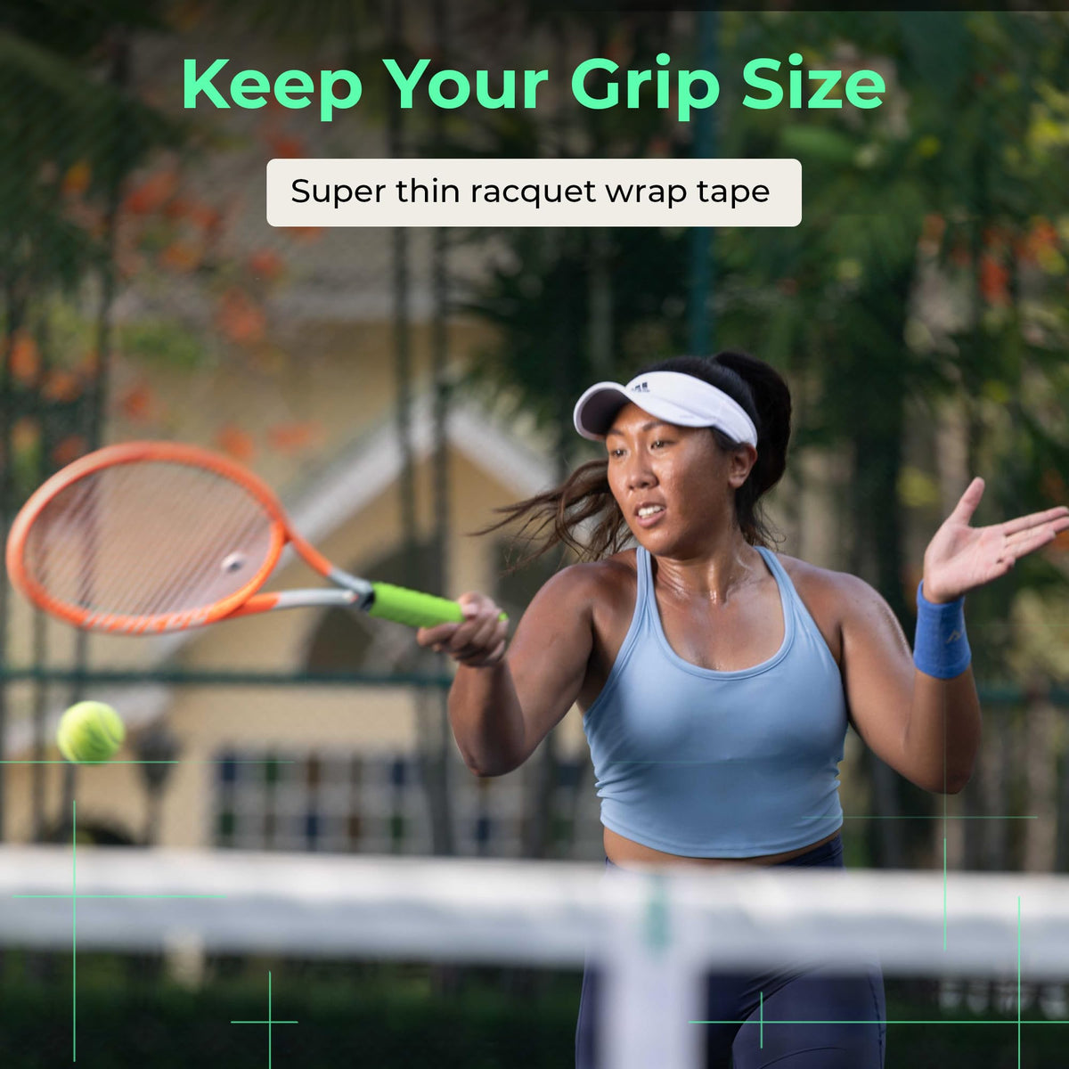ADV MaxTac Tacky Tennis Overgrip - 3 Pack - Extremely Sticky Non-Slip Tennis Grips Overgrip - Razor-Thin & Easy to Use Pro Tennis Racquet Grip Tape (3-Pack Volt) 3-Pack Volt