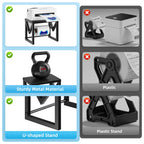 Marbrasse Label Holder for Rolls and Fanfold Labels, Black