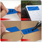 Rectangle Stickers 2 x 1 Inch (Red & Blue)