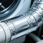 Aluminum Foil Tape, Heavy Duty 3.2mil Thick, 3 Inch x 55 Yards (165ft), High Temperature Resistant, Waterproof, for HVAC Duct Sealing, Metal Repair & Insulation 3"×55Y