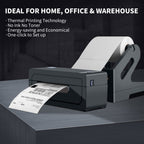 JADENS Bluetooth Thermal Shipping Label Printer, Wireless 4x6 Label Printer Blue