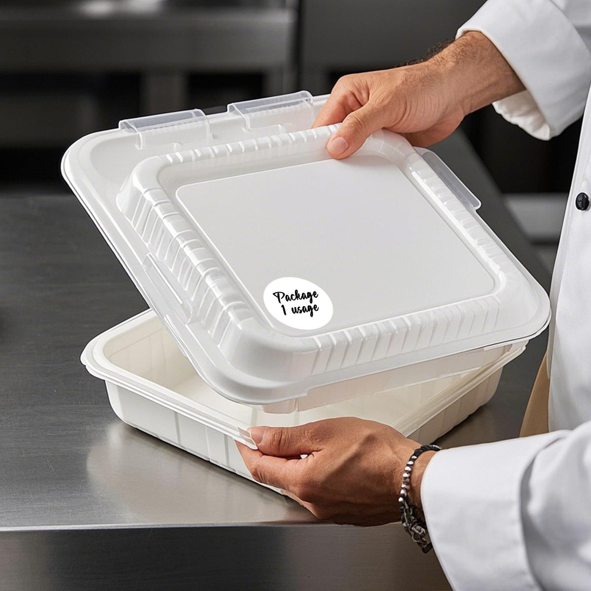 White Round Stickers Roll 1.5 Inch Vinyl Dot Labels 1000 PCS White