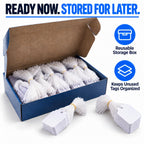 EasyTwelve Price Tags with String Attached, 1000 White Tags, 1.75 x 1.09 in