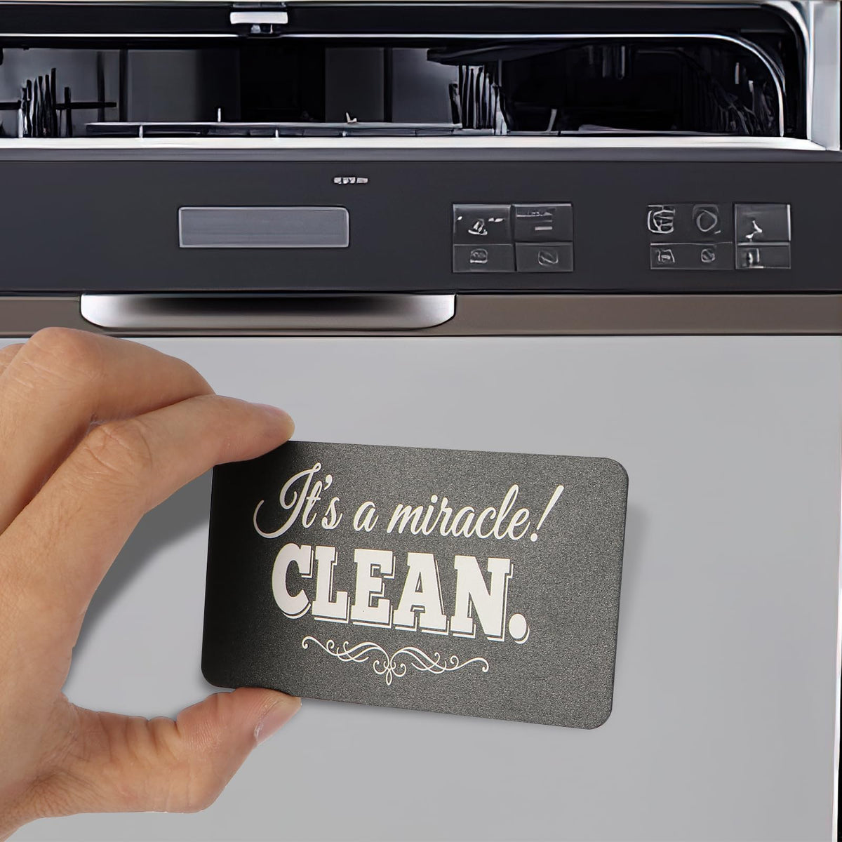 Dishwasher Magnet Clean Dirty Sign, Funny Kitchen Flip Indicator