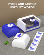 2" Color Thermal Stickers 750 Labels/Roll+2" Shell Texture Round Thermal Labels 500 Labels/Roll