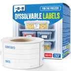 Kitchen Prep Bundle - 4" - 3" - Removable Dry Erase Labels - Freezer Labels