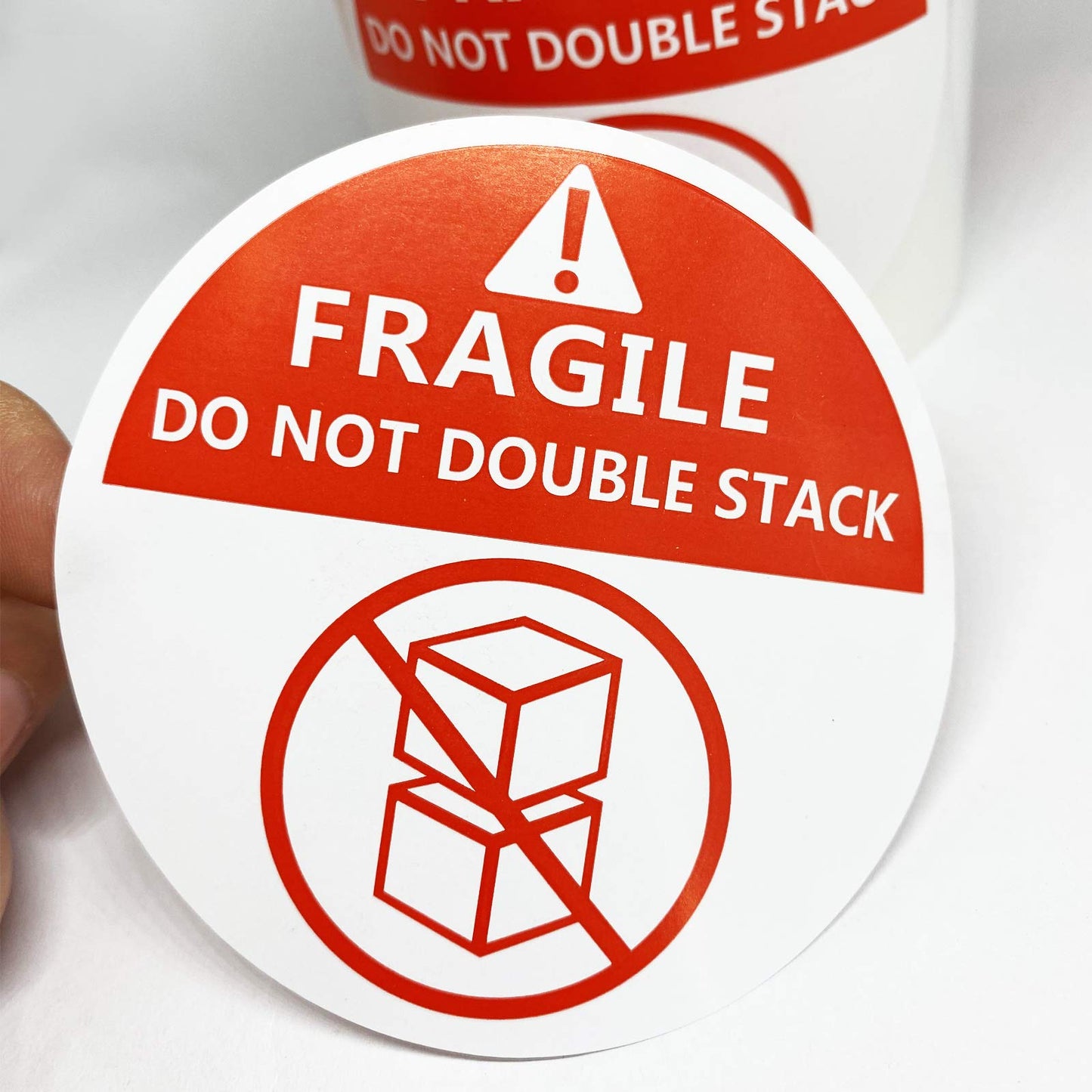 Do Not Stack Shipping Labels,Shipping Warning Stickers for Package,Box,Fragile Stickers,3 Inch 300 Pcs