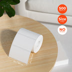 2" Round Thermal Labels 150 Labels/Roll+3x2 Thermal Labels 500 Labels/Roll