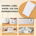 Thermal Labels for M110/M100/M220/M108,1.96”x1.96”(50x50mm) 1.96*1.96 3 rolls