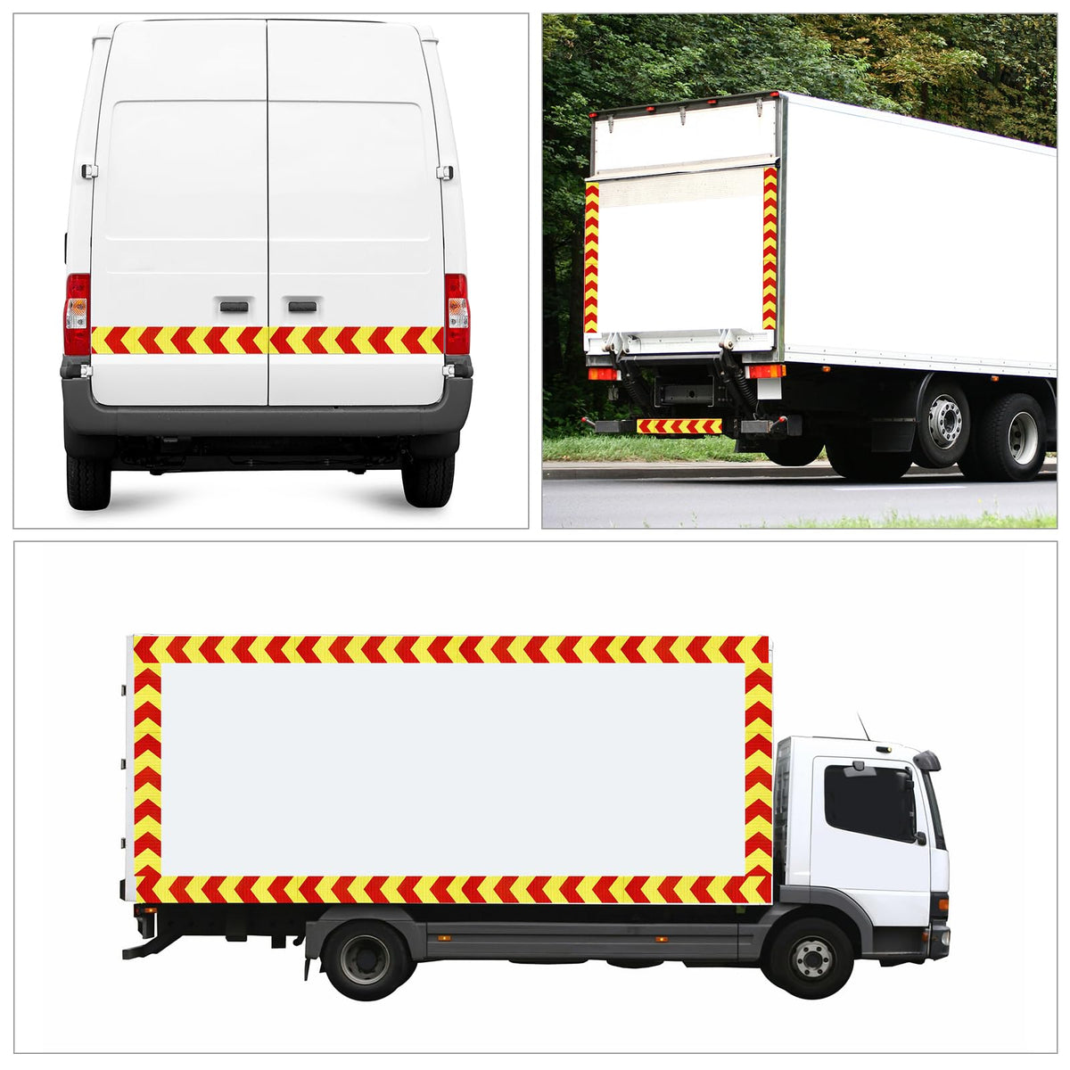 Reflective Tape, Waterproof Self Adhesive Dot Reflective Tape Outdoor Safety Caution Reflector for Trailers, Bikes, Cars（Red Yellow, 4 Inch x 32.8 Feet） Red/Yellow