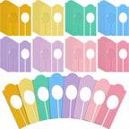 Sintuff 64 Pcs Closet Dividers Hanging Clothes Clothing Rack, Multicolor