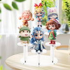6 Tier Round Acrylic Display Stand, Clear Display Stand for Perfume 6 Tier