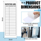 10 Pcs General Inspection Labels 10