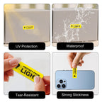 1000 PCS Protect from Light Labels 1.5 x 0.5 Inches