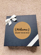 500 PCS Welcome Hotel Guest Kraft Paper Stickers Welcome Enjoy Your Stay Stickers Hotel Key Card Envelope Seals for Welcoming Guests and Decorating (Pack of 2) 2 inches in diameter (Pack of 2)