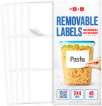 Kitchen Prep Bundle - 4" - 2" - Removable Dry Erase Labels - Freezer Labels