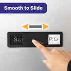 Dishwasher Magnet Clean Dirty Sign - Stainless Steel Dishwasher Magnetic Sign - Clean & Dirty Dishwasher Slider Easy to Indicator -Black Spanish Spanish - Black