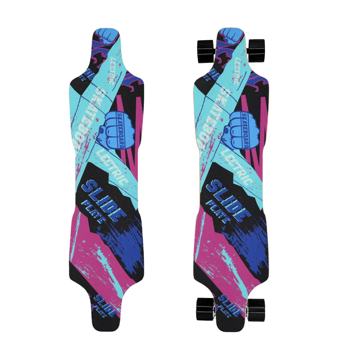 EBOSSOM Grip Tape 37x9’’ Non Slip Silicone-Carbide Bubble Free Application Easy to Cut and Trim High Strength Sandpaper for Skateboards
