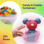 Big Claw Machine Capsules Clear Balls Plastic Sphere Large Party Favor Containers Round 5 pcs 6.3 inch - Jumbo Plastic Christmas Ornaments Extra Large Gift Box Craft Party Supplies Vending Capsules