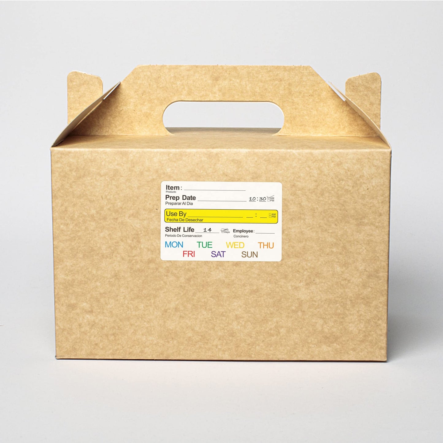 Hybsk 2 x 3 Inch Removable Freezer Food Labels- Easy Clean Leaves No Residue Food Storage Freezer Stickers Perfect for Reusable Containers 300 Stickers (Type 2) Type 2