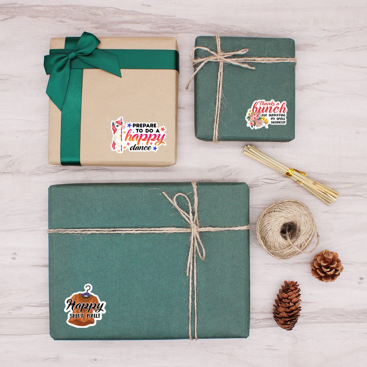 Funny Prepare to Do A Happy Dance Sticker,Cute Small Business Stickers for Mail Envelopes Shipping Package Packing 500 PCS
