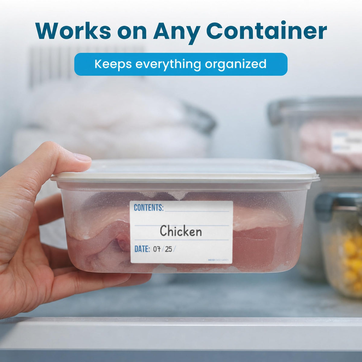 Kitchen Prep Bundle - 2x3 300/Roll - 2x2 200/Roll - Freezer Labels