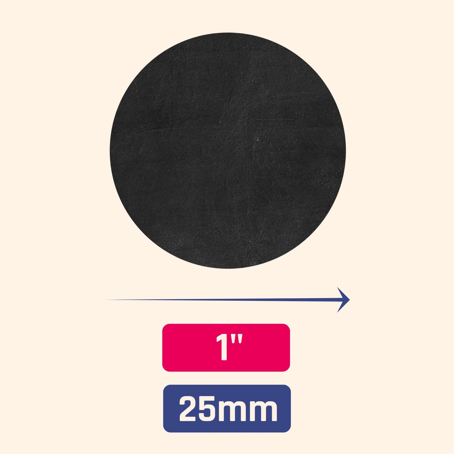 300 Pack, 1" Round Chalkboard Labels Stickers, Erasable and Reusable 1" Diameter