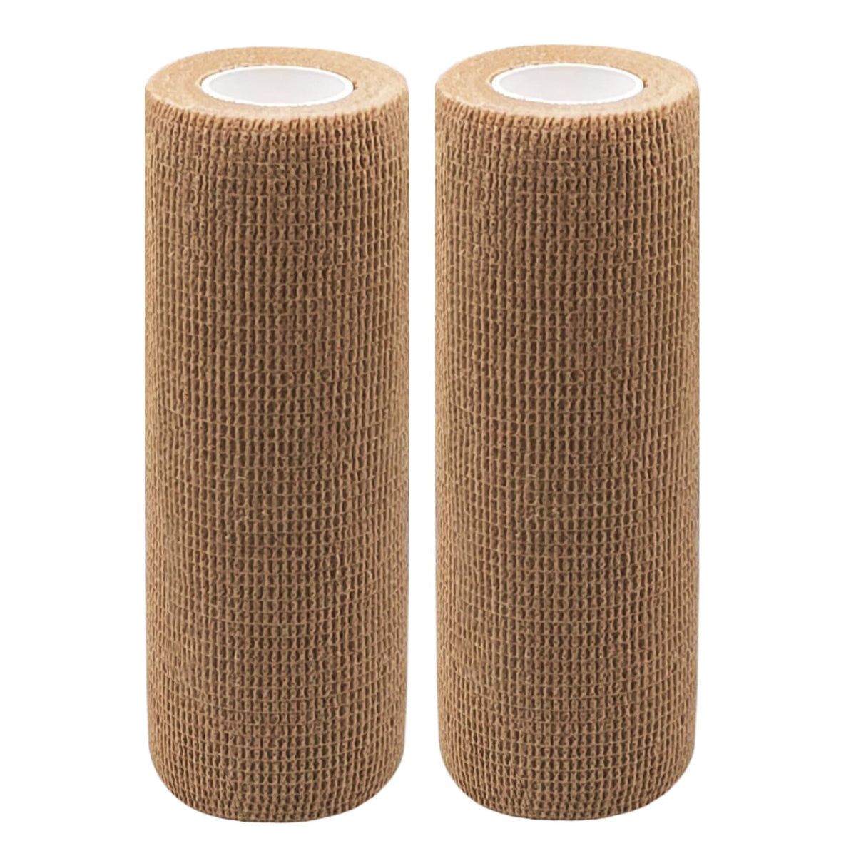 HerMia 6 Inches Self Adhesive Large Bandages Wrap for Wrist Ankle Swelling Sprains, 2 Rolls Non-Woven Cohesive Medical Tape 6 In - 2 Rolls