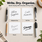 4" x 4" Large Blank Writable Label Stickers Roll 200 Pcs