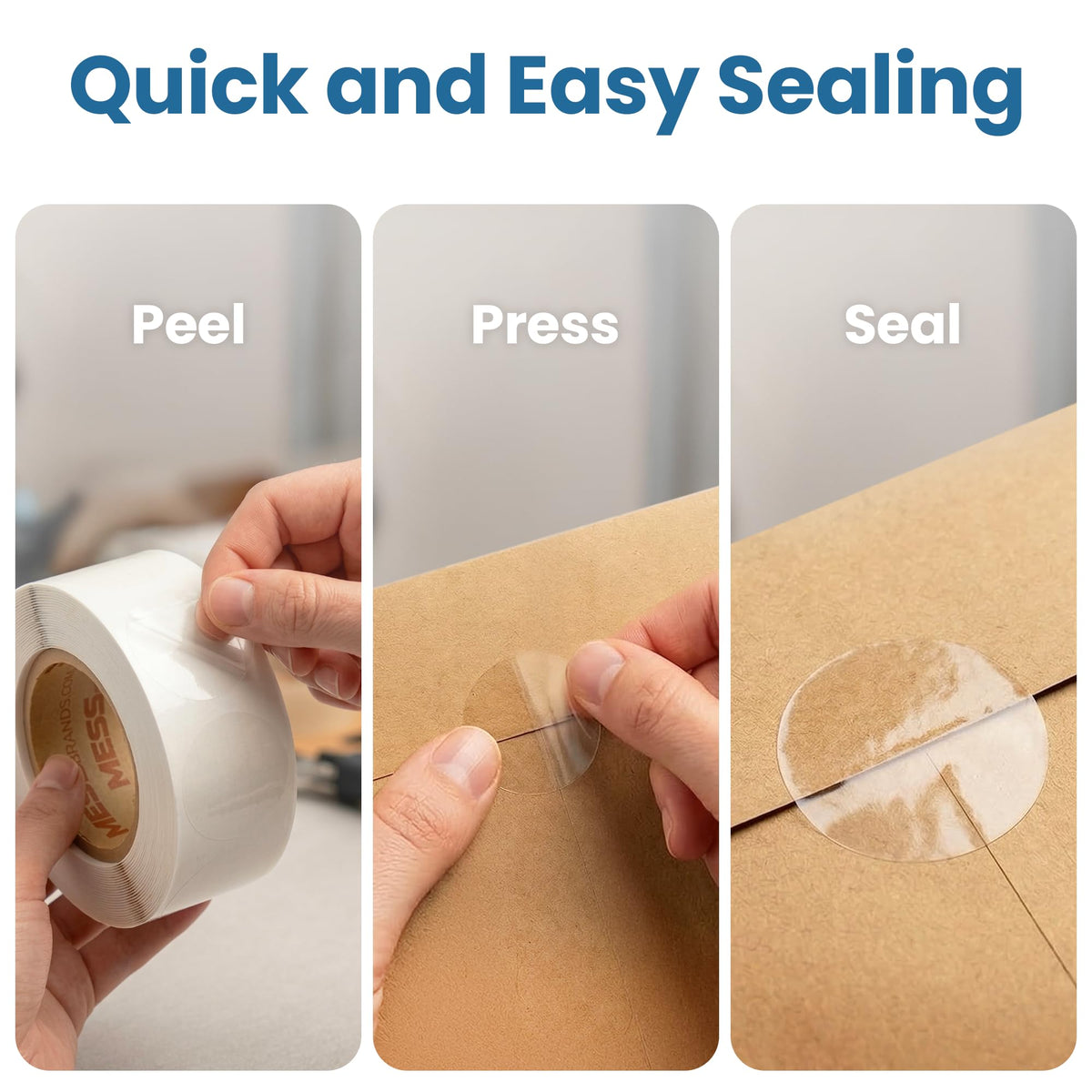 Canning Kit - 1000/Roll - 200/Roll - Roll Envelope Mailing Wafer