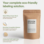 Avery Printable Rectangle Hemp Labels with Sure Feed Technology, 3" x 6", Off-White, Print-to-the-Edge, Laser & Inkjet Compatible, 120 Total, Great for Product Branding, Packaging, and More 120 Labels