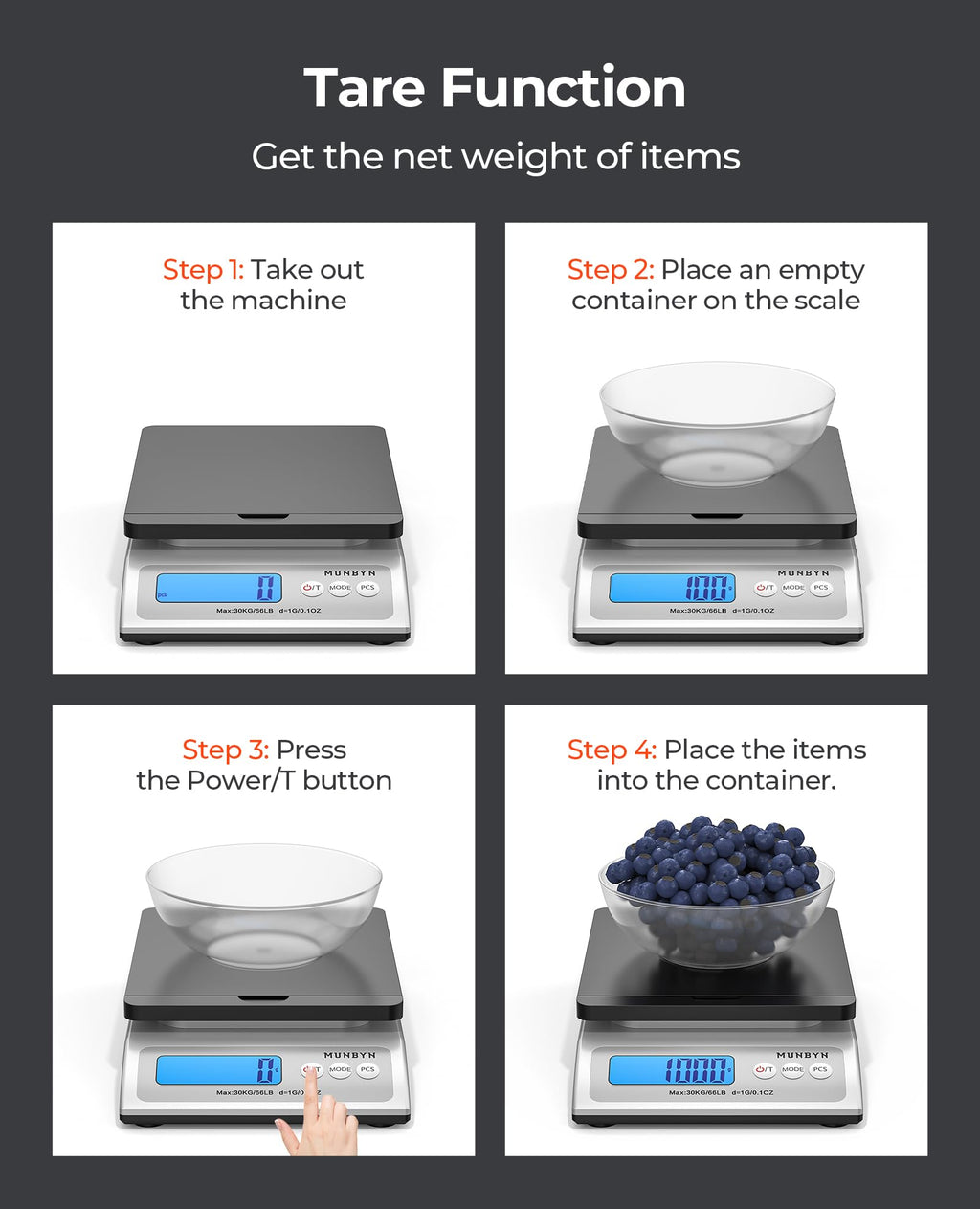 3x5 Inch Thermal Shipping Label+Shipping Scale, Accurate 66lb/0.1oz Postal Scale