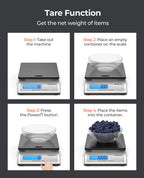 3x5 Inch Thermal Shipping Label+Shipping Scale, Accurate 66lb/0.1oz Postal Scale