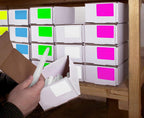 ChromaLabel 2 x 3 Inch Light Blue Rectangle Labels, 250/Roll